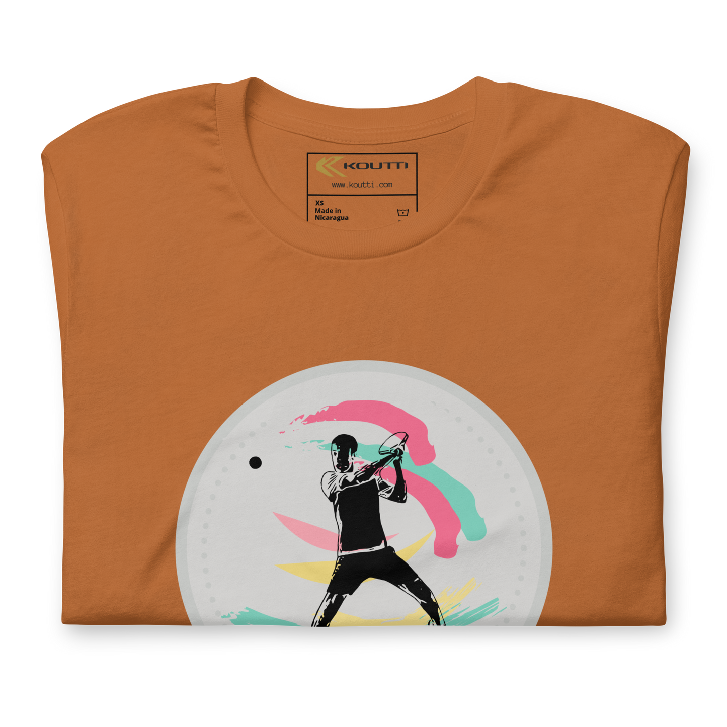 Koutti Unisex t-shirt Padel Circle three