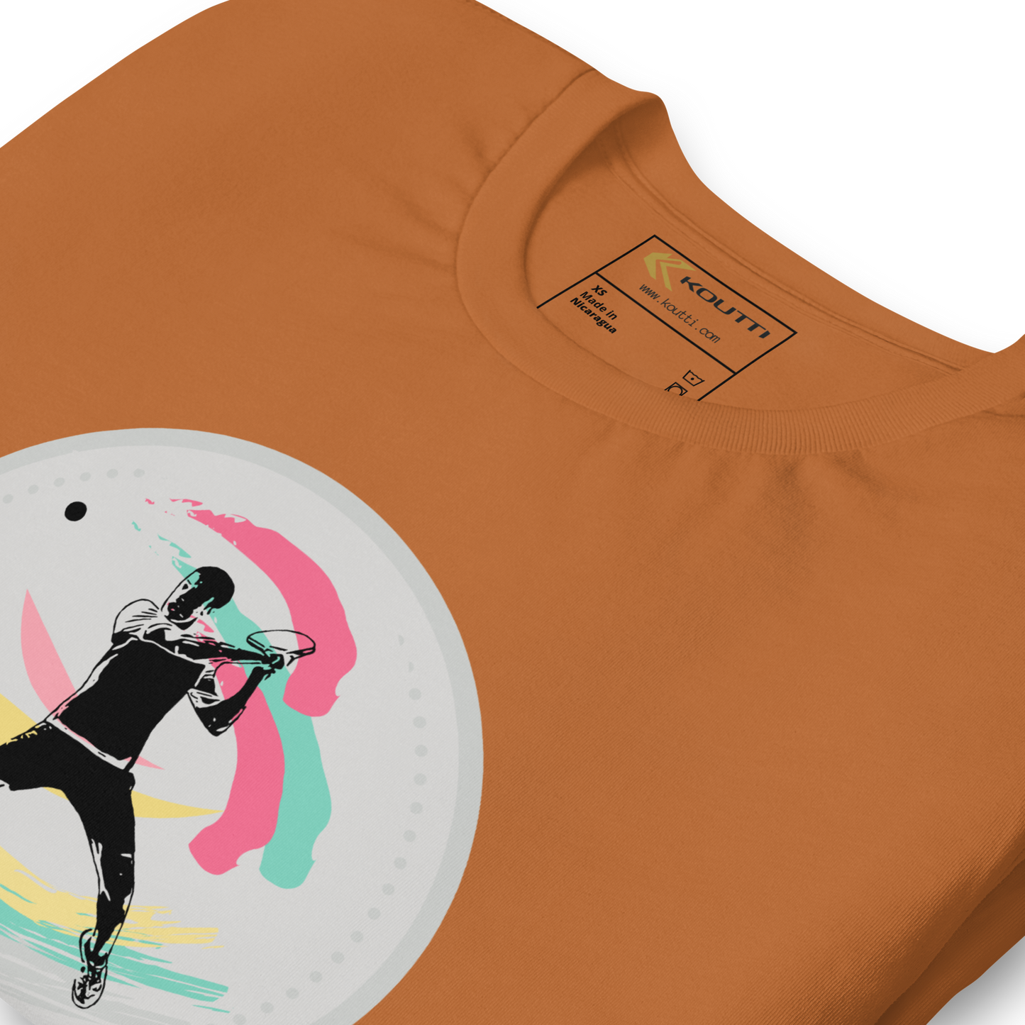 Koutti Unisex t-shirt Padel Circle three