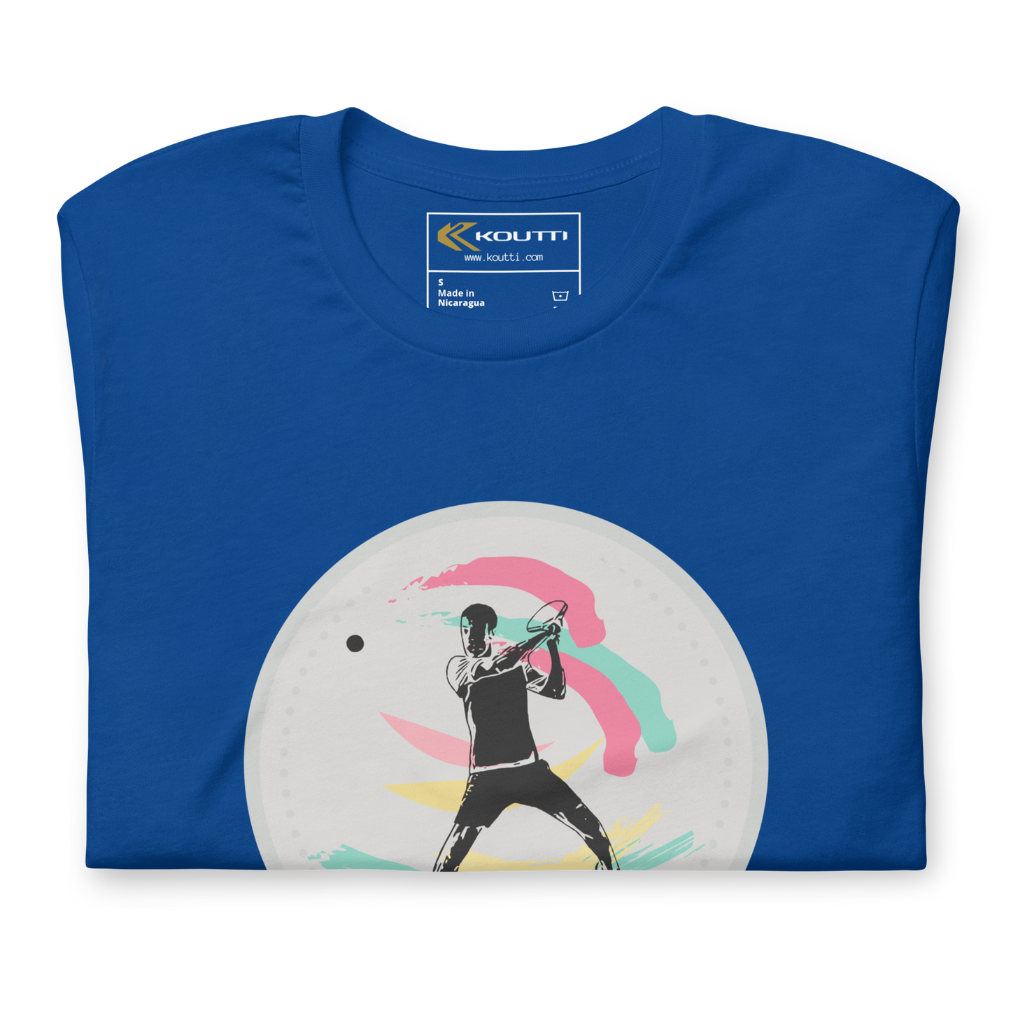 Koutti Unisex t-shirt Padel Circle three