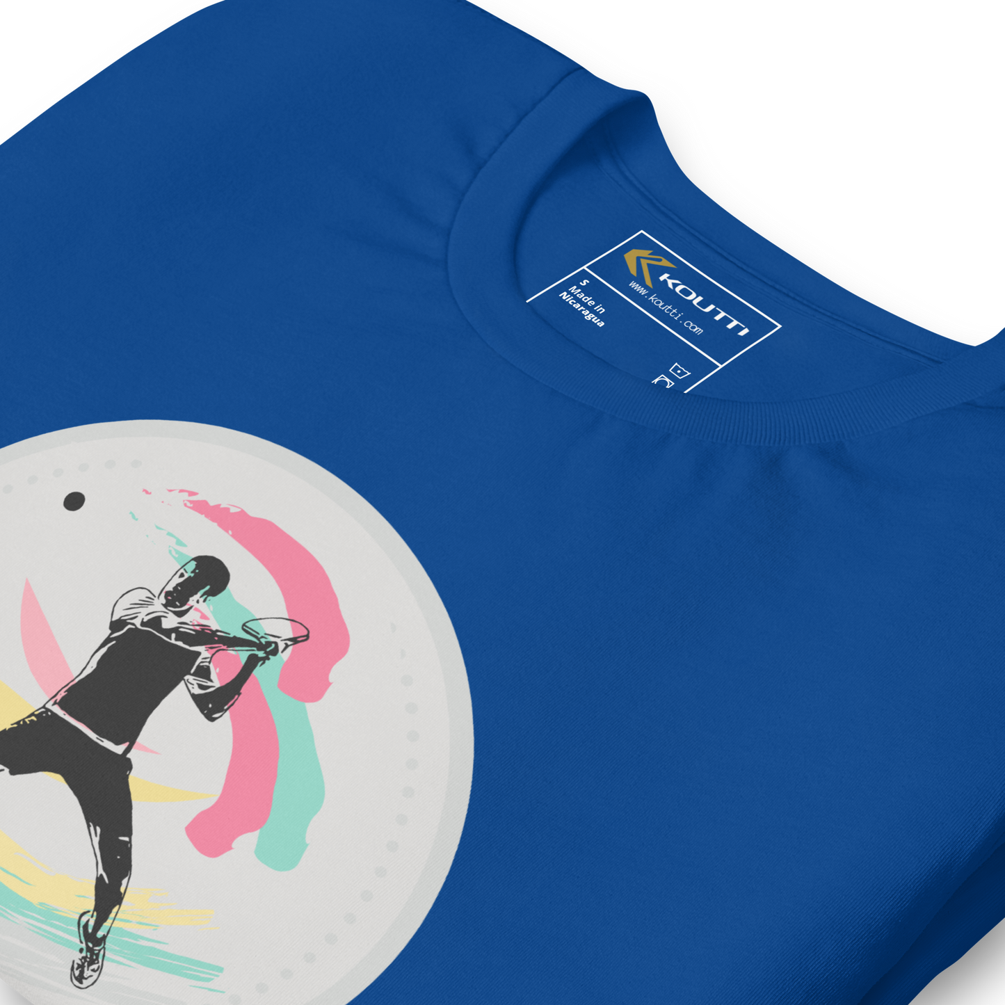 Koutti Unisex t-shirt Padel Circle three