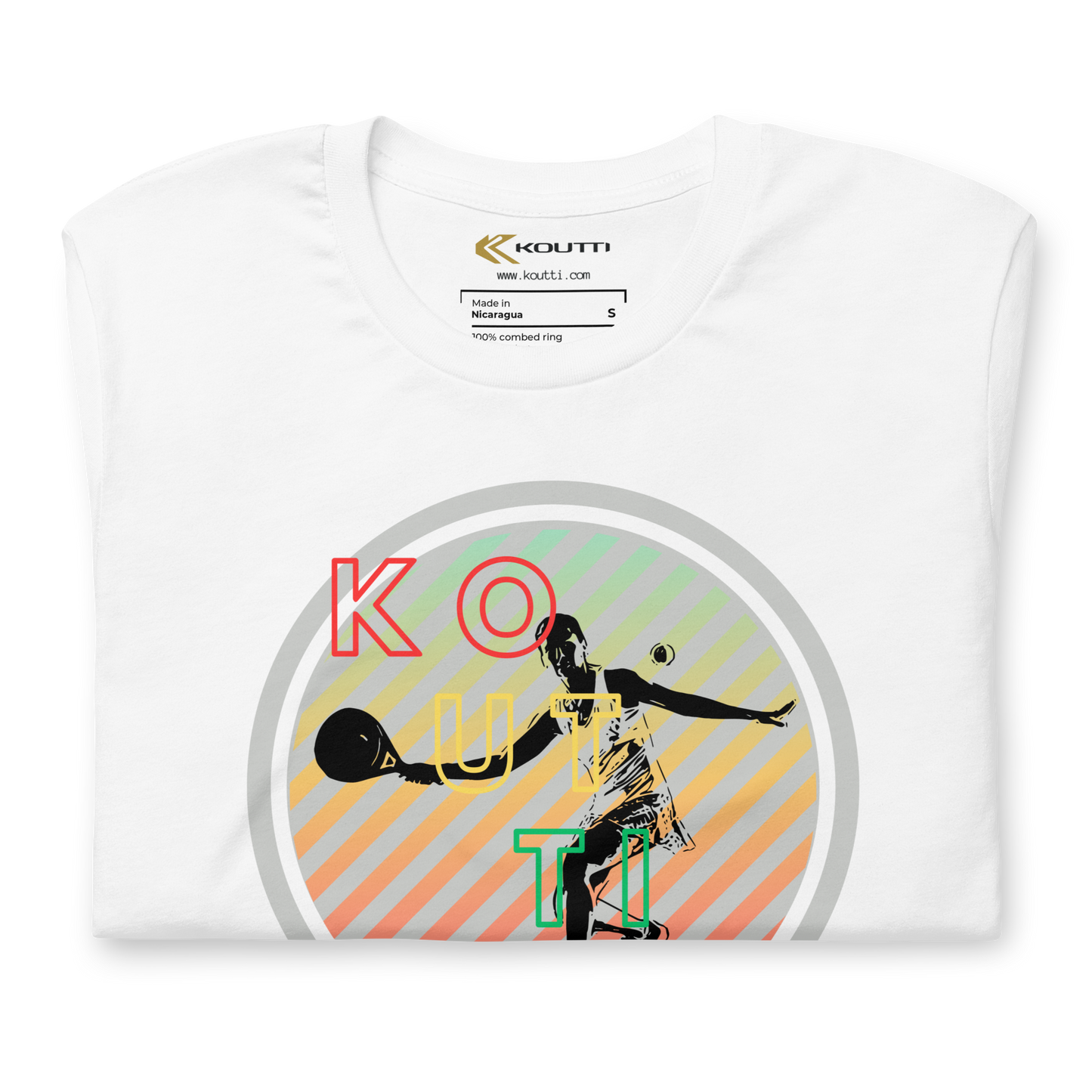 Koutti Unisex t-shirt Padel Circle six