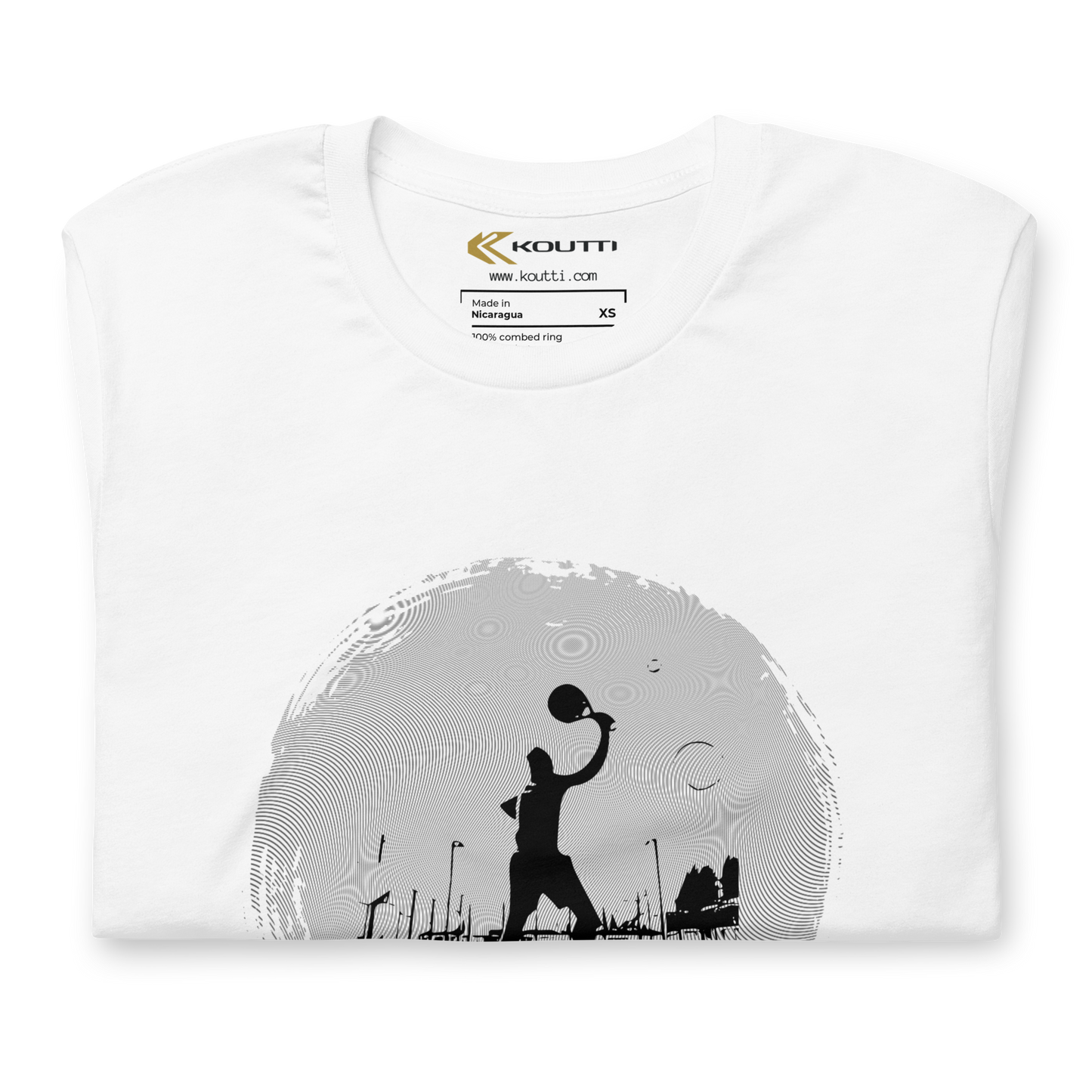 Koutti Unisex t-shirt Padel Circle one