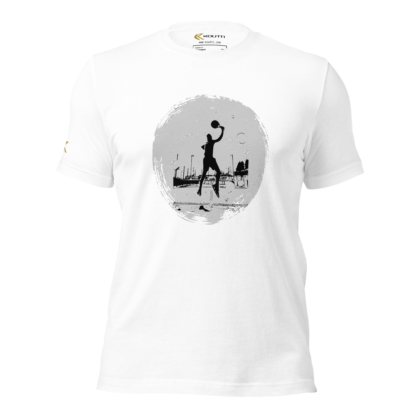 Koutti Unisex t-shirt Padel Circle one