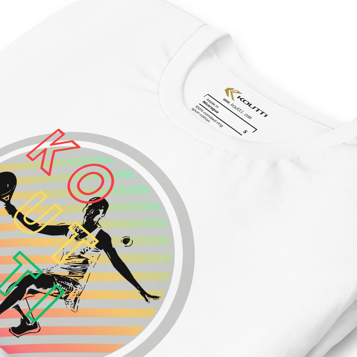 Koutti Unisex t-shirt Padel Circle six