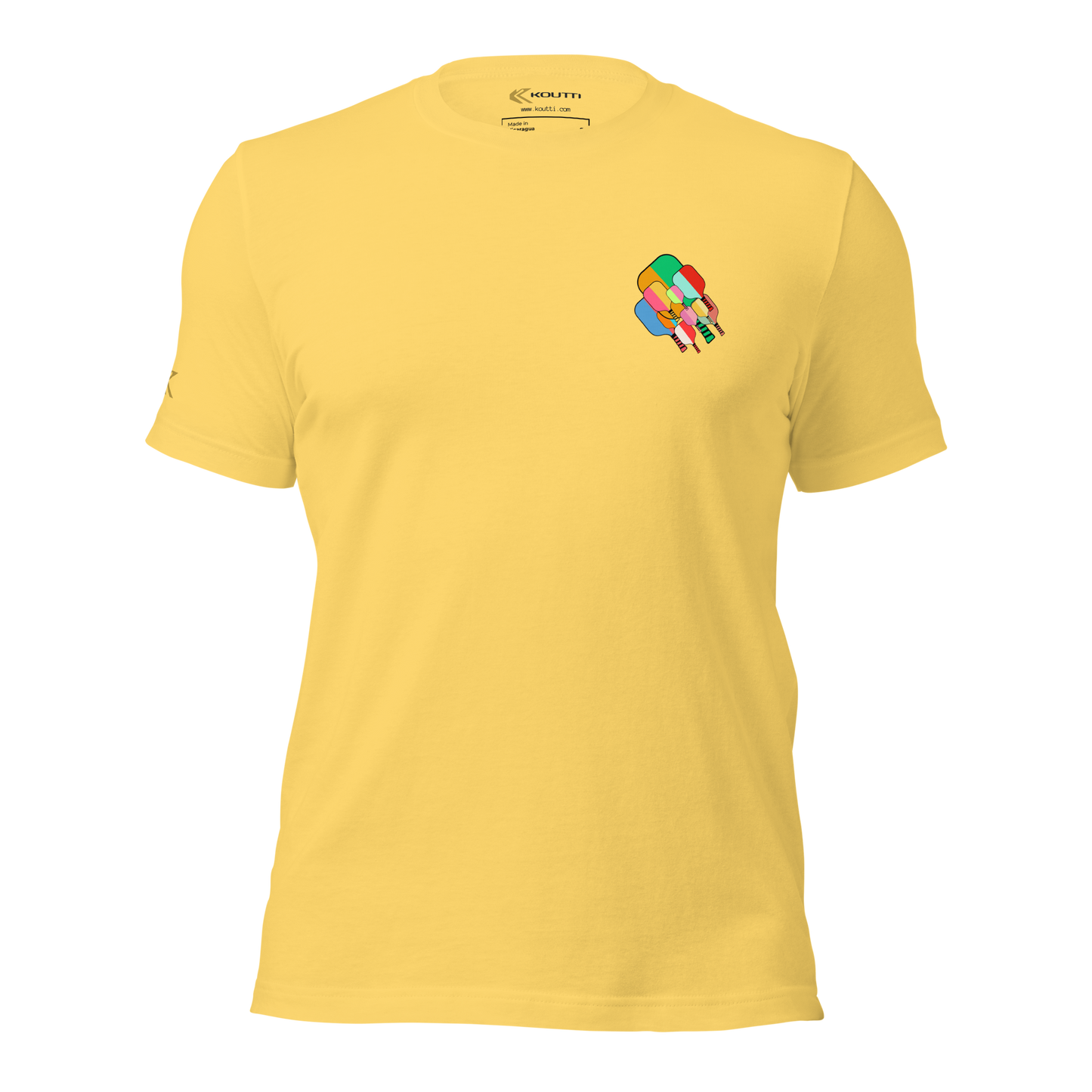 Koutti Unisex t-shirt Pickleball Rackets one