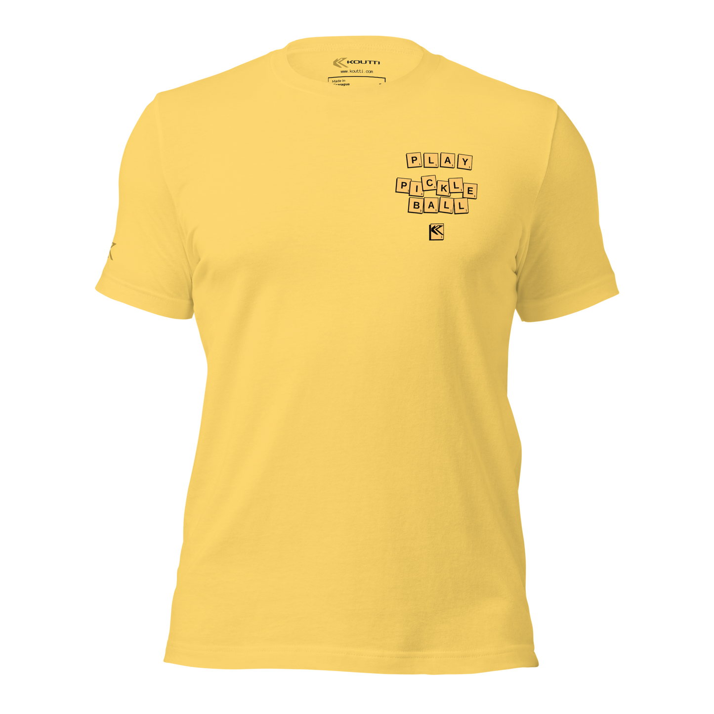 Koutti Unisex t-shirt Pickleball Rackets three