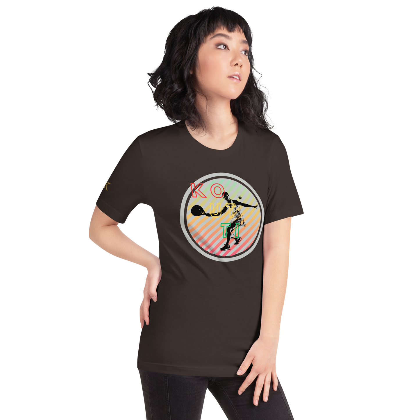 Koutti Unisex t-shirt Padel Circle six