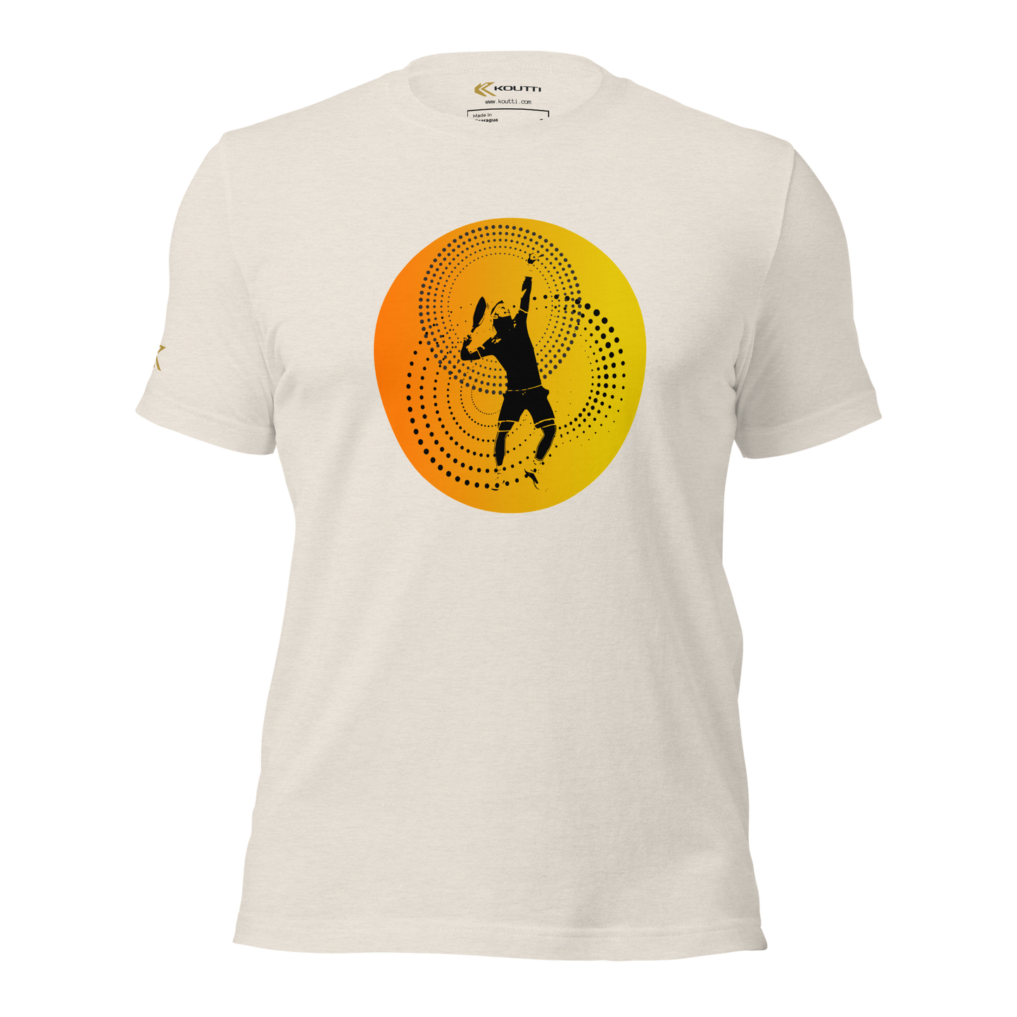Koutti Unisex t-shirt Padel Circle four