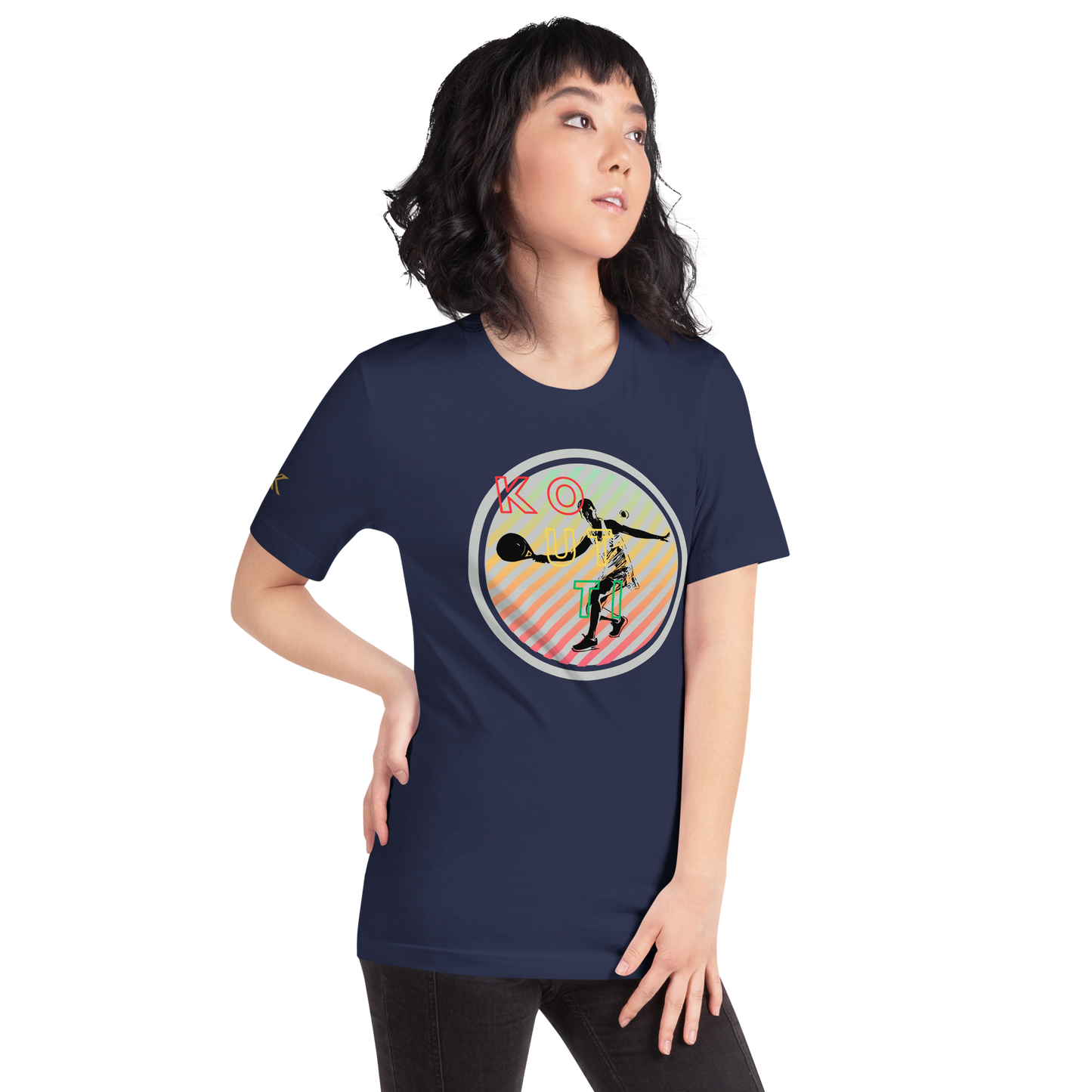 Koutti Unisex t-shirt Padel Circle six
