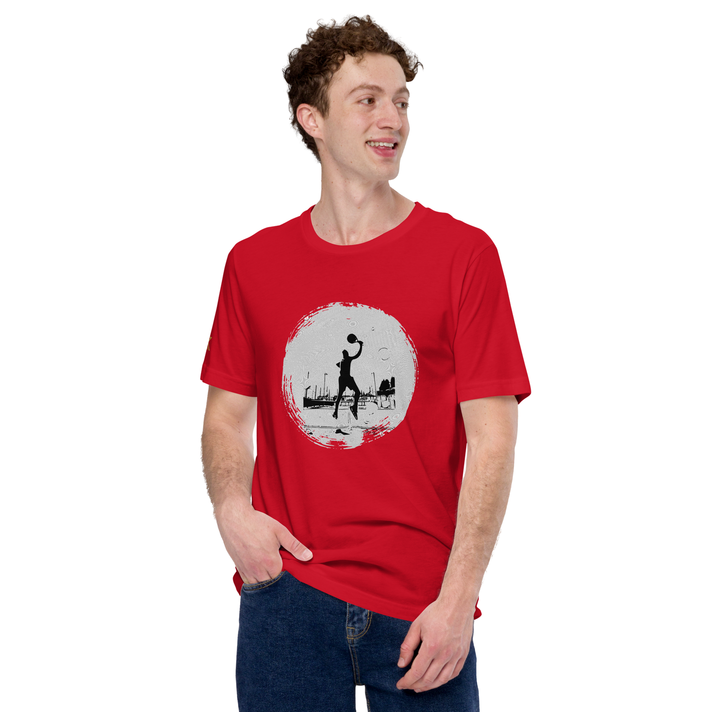 Koutti Unisex t-shirt Padel Circle one