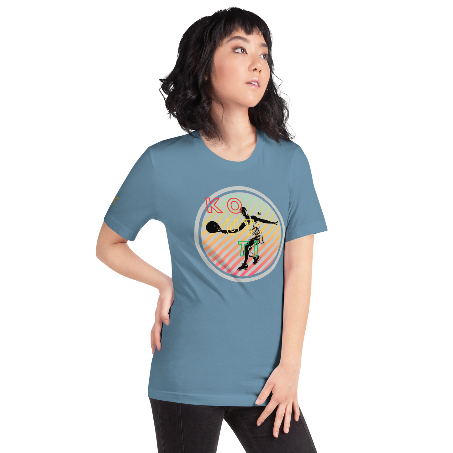 Koutti Unisex t-shirt Padel Circle six
