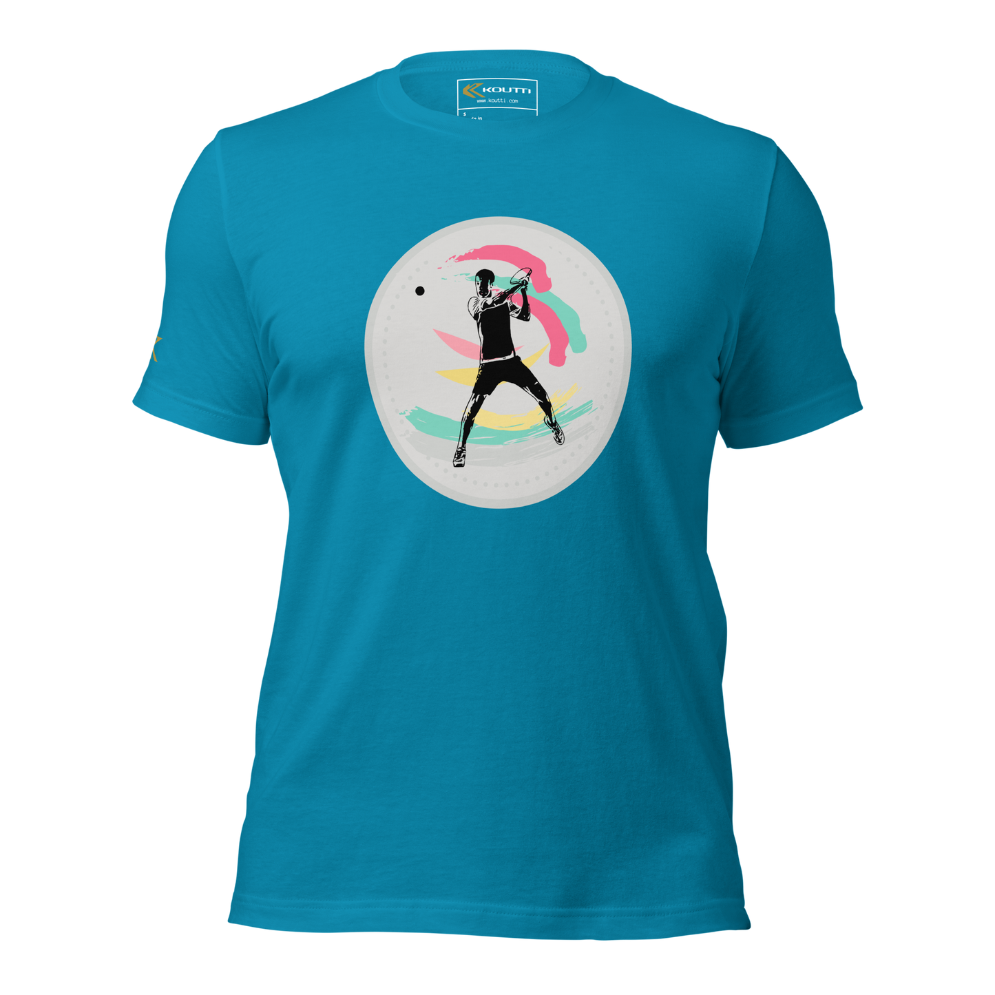 Koutti Unisex t-shirt Padel Circle three
