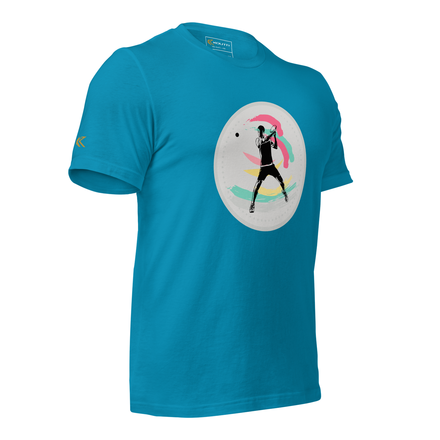 Koutti Unisex t-shirt Padel Circle three
