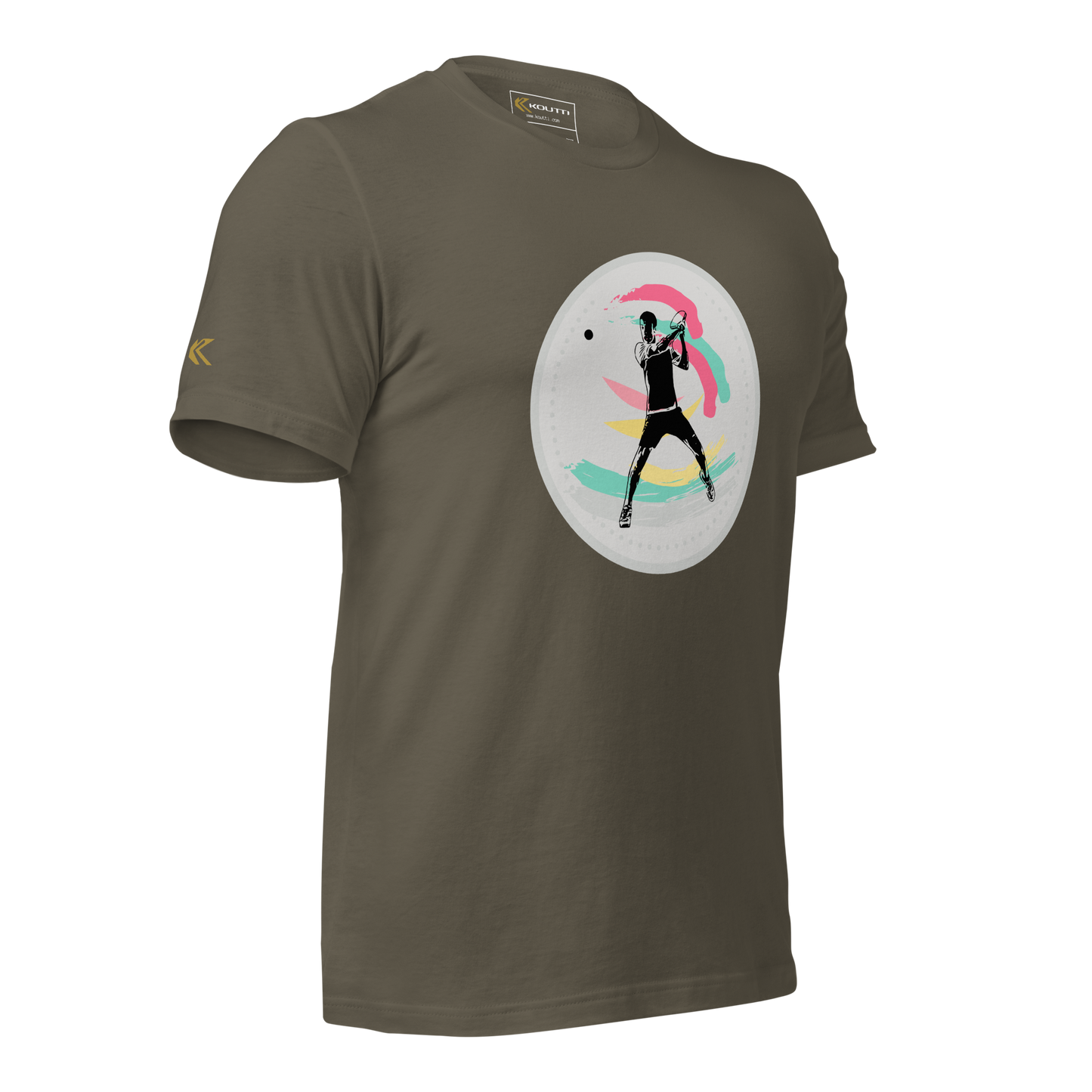 Koutti Unisex t-shirt Padel Circle three