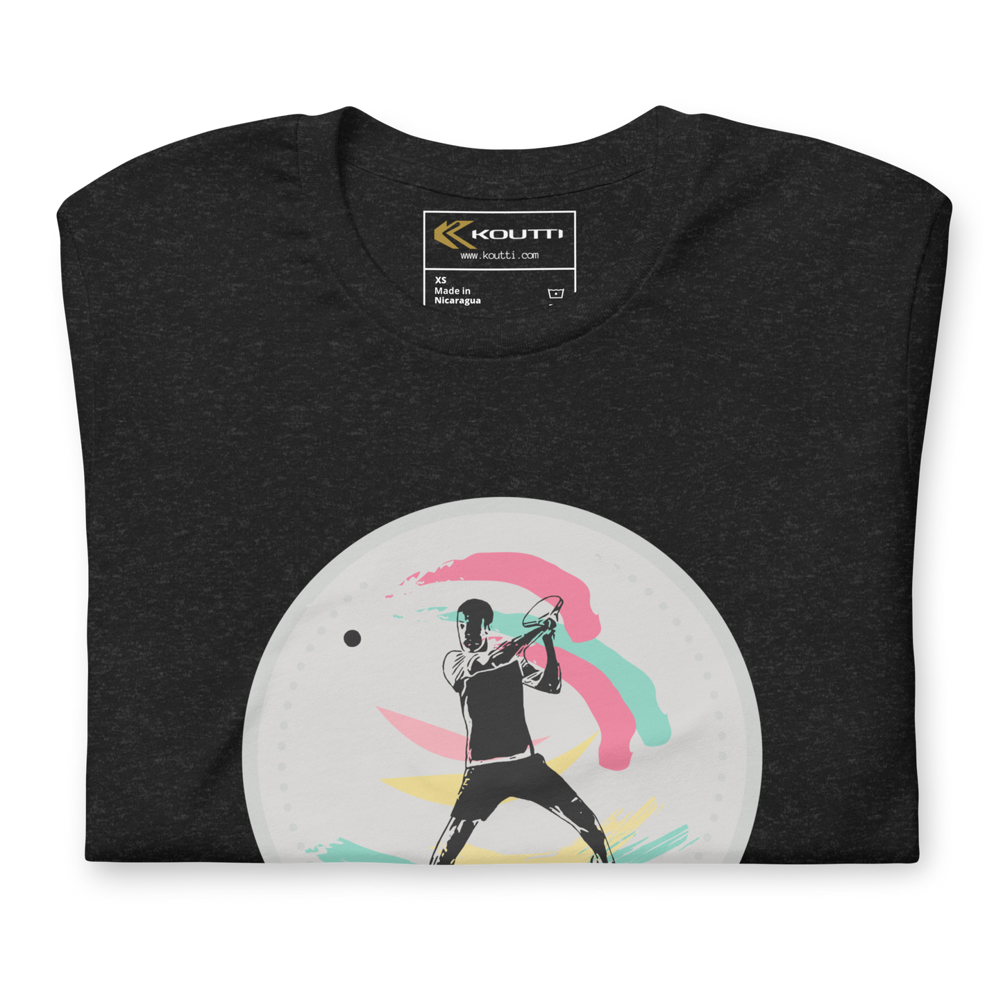 Koutti Unisex t-shirt Padel Circle three
