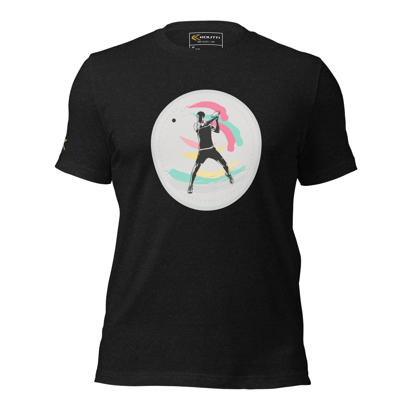 Koutti Unisex t-shirt Padel Circle three