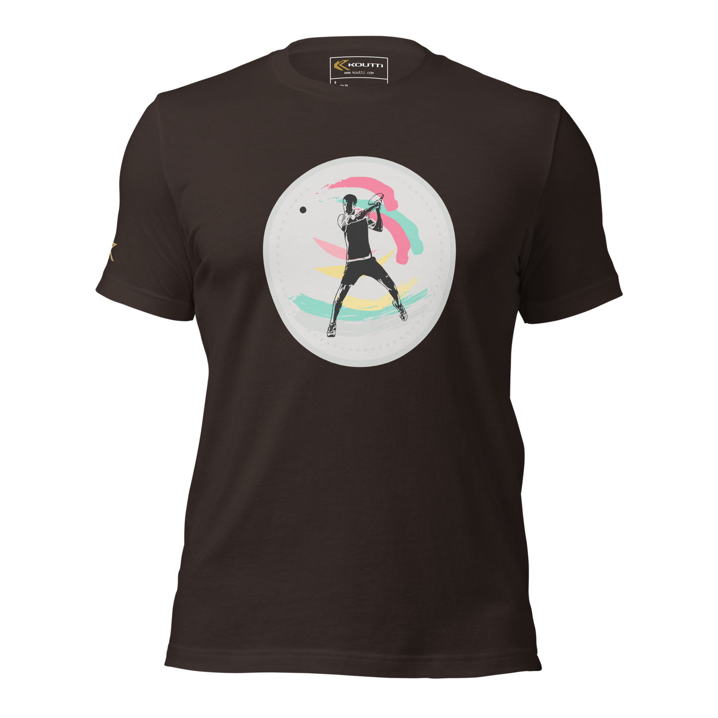 Koutti Unisex t-shirt Padel Circle three