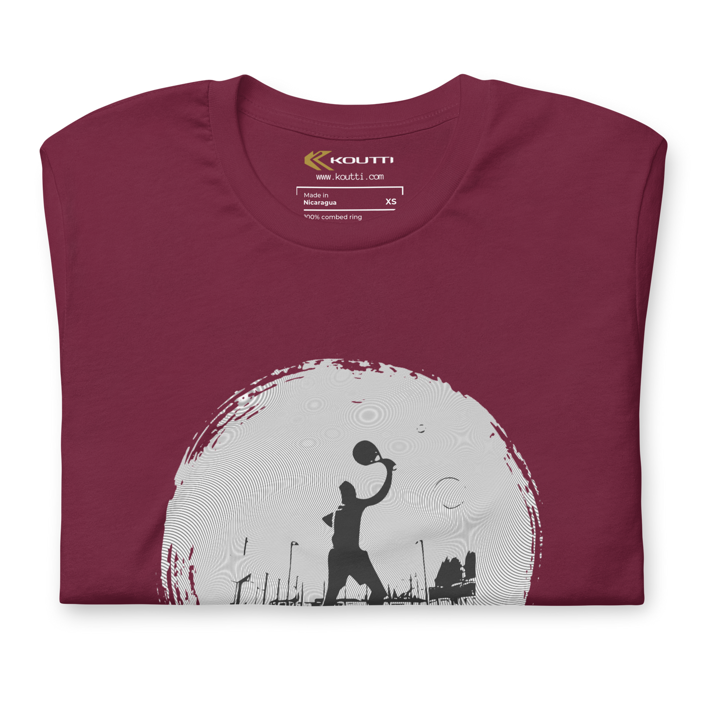 Koutti Unisex t-shirt Padel Circle one