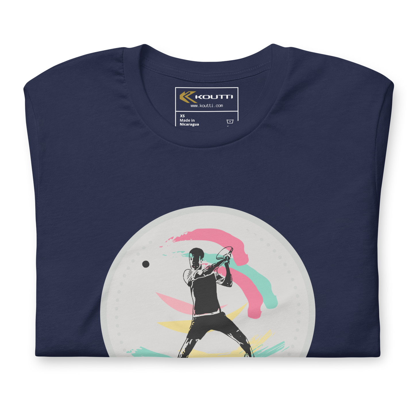 Koutti Unisex t-shirt Padel Circle three