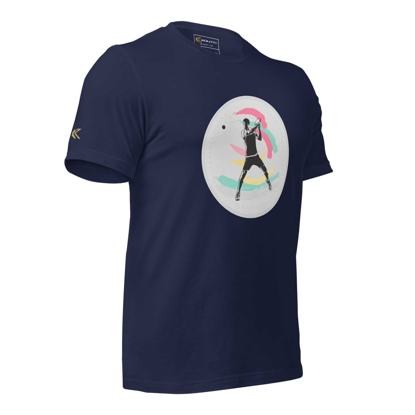 Koutti Unisex t-shirt Padel Circle three