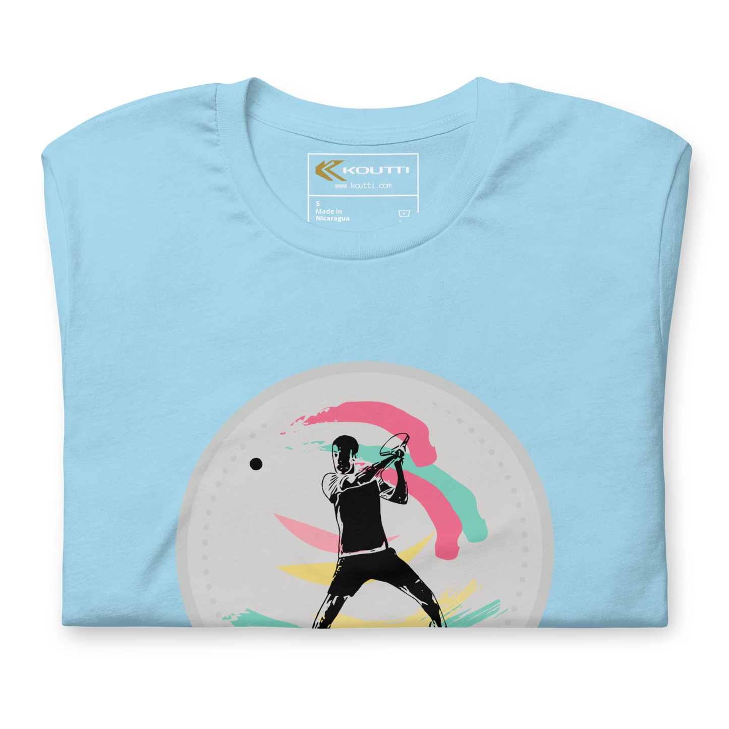 Koutti Unisex t-shirt Padel Circle three