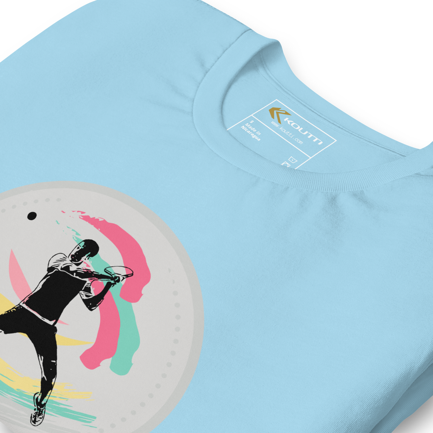 Koutti Unisex t-shirt Padel Circle three