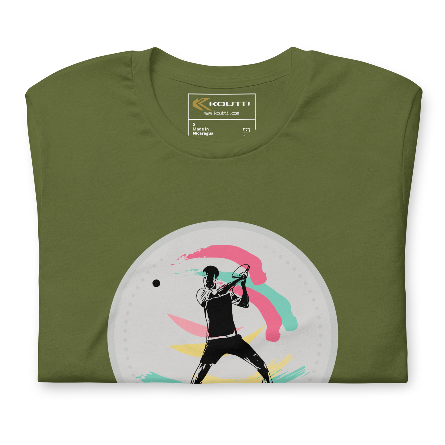 Koutti Unisex t-shirt Padel Circle three