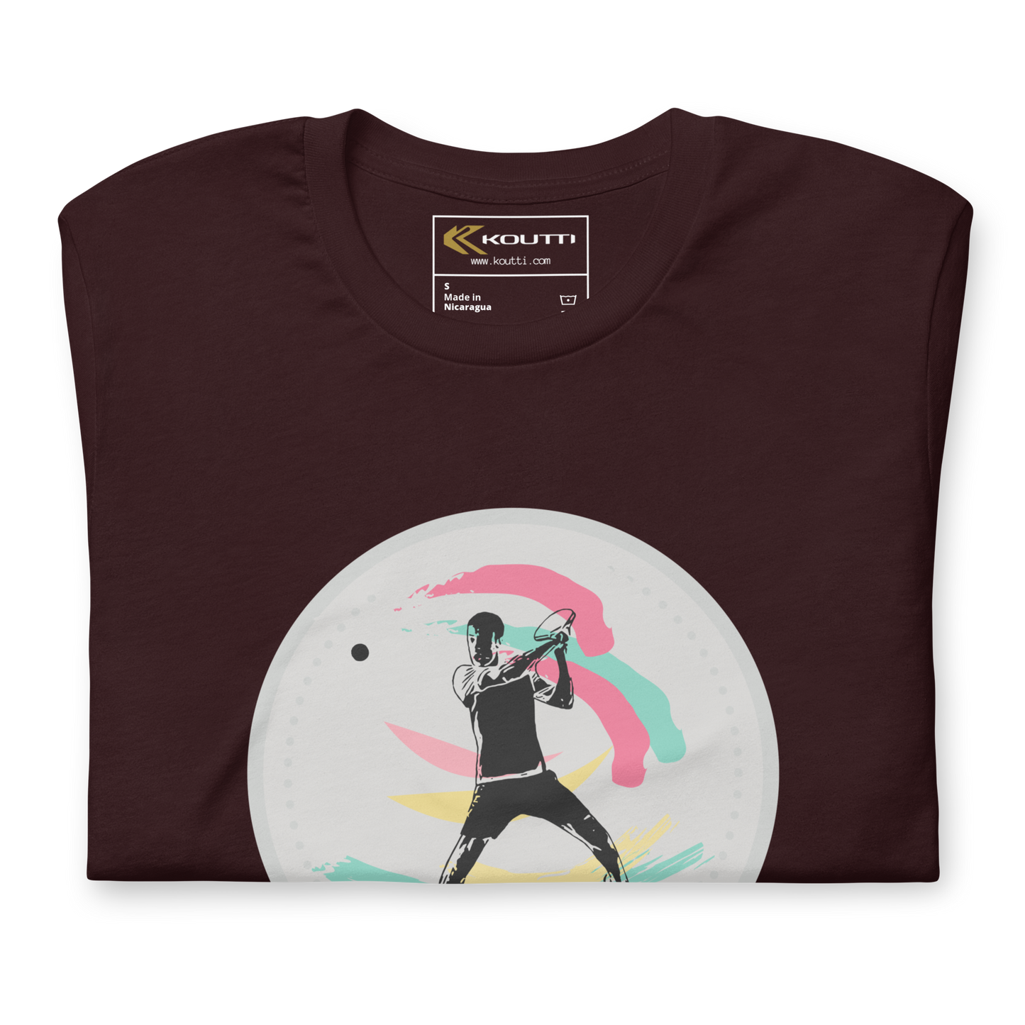 Koutti Unisex t-shirt Padel Circle three