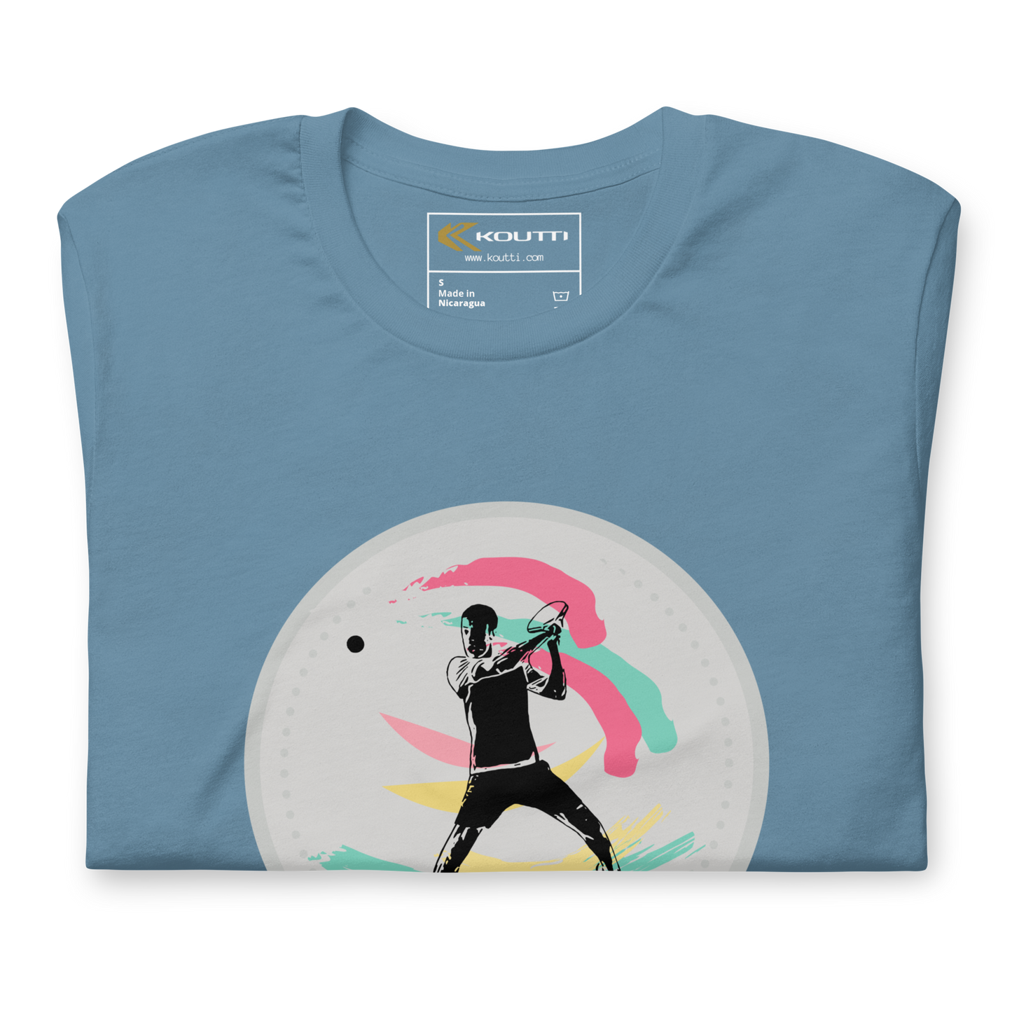 Koutti Unisex t-shirt Padel Circle three