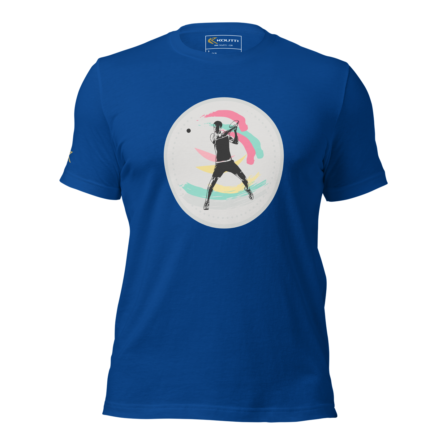 Koutti Unisex t-shirt Padel Circle three