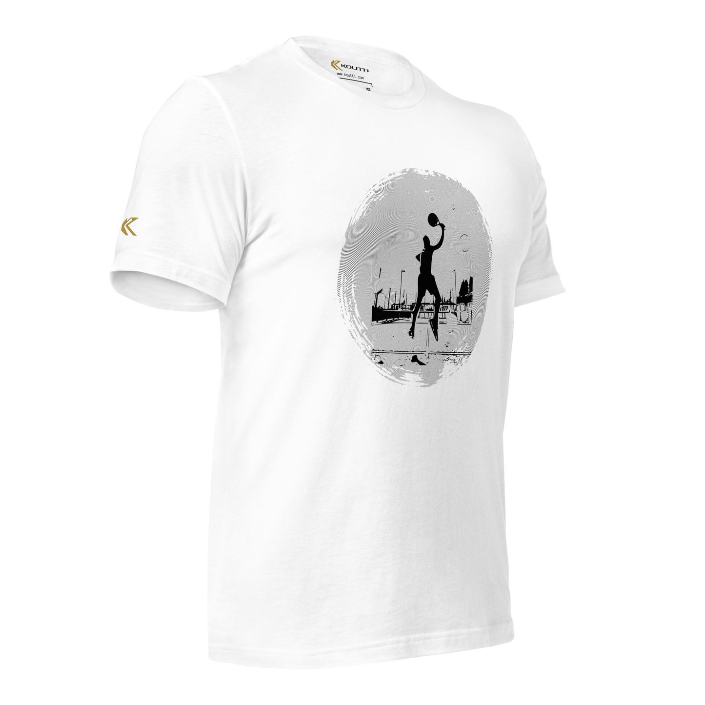 Koutti Unisex t-shirt Padel Circle one
