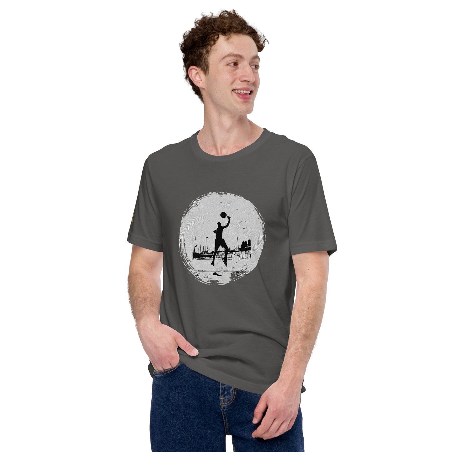 Koutti Unisex t-shirt Padel Circle one
