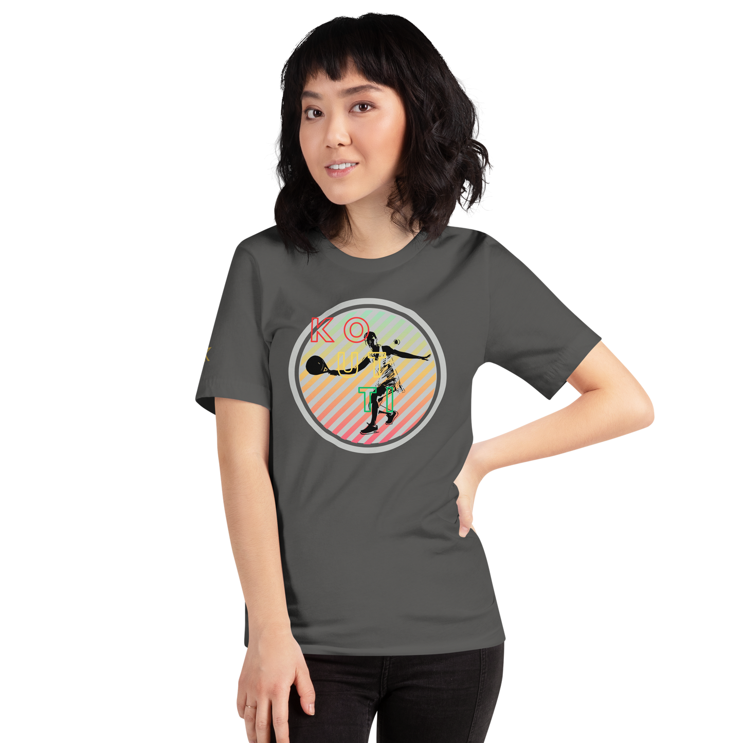 Koutti Unisex t-shirt Padel Circle six