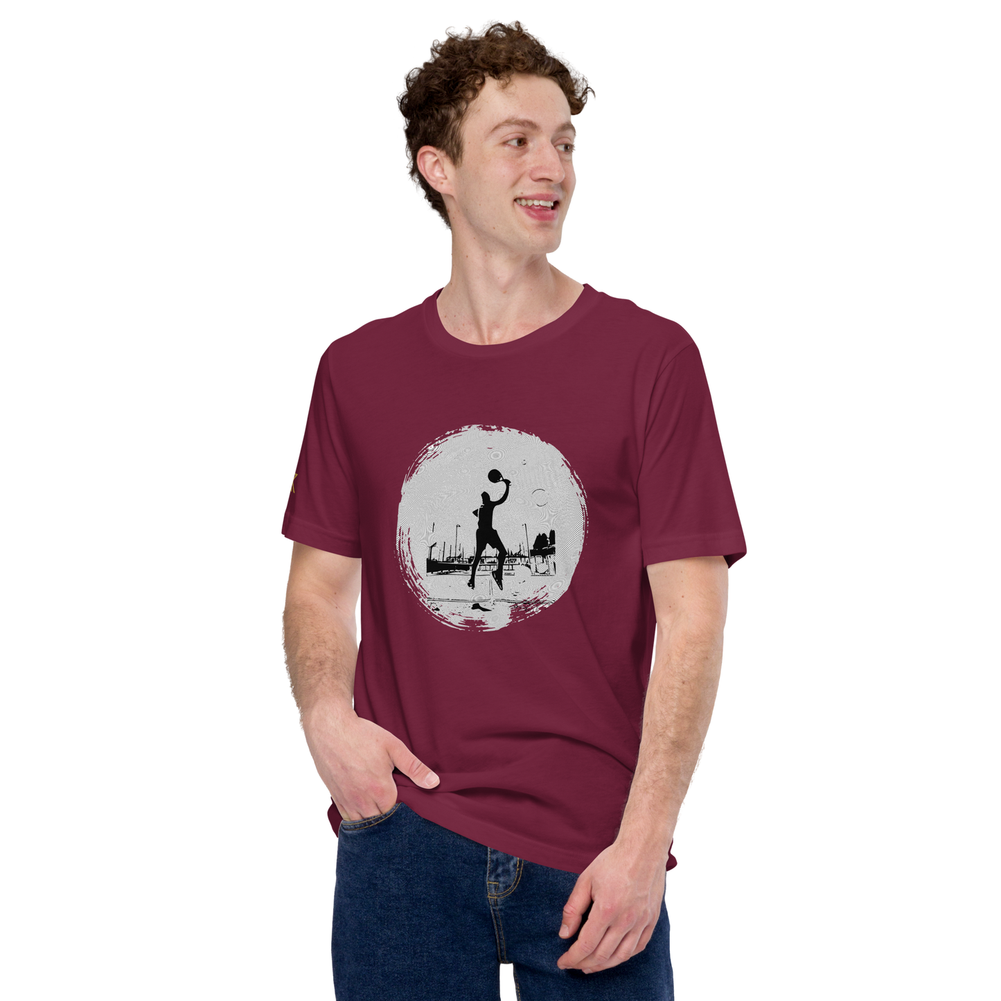 Koutti Unisex t-shirt Padel Circle one