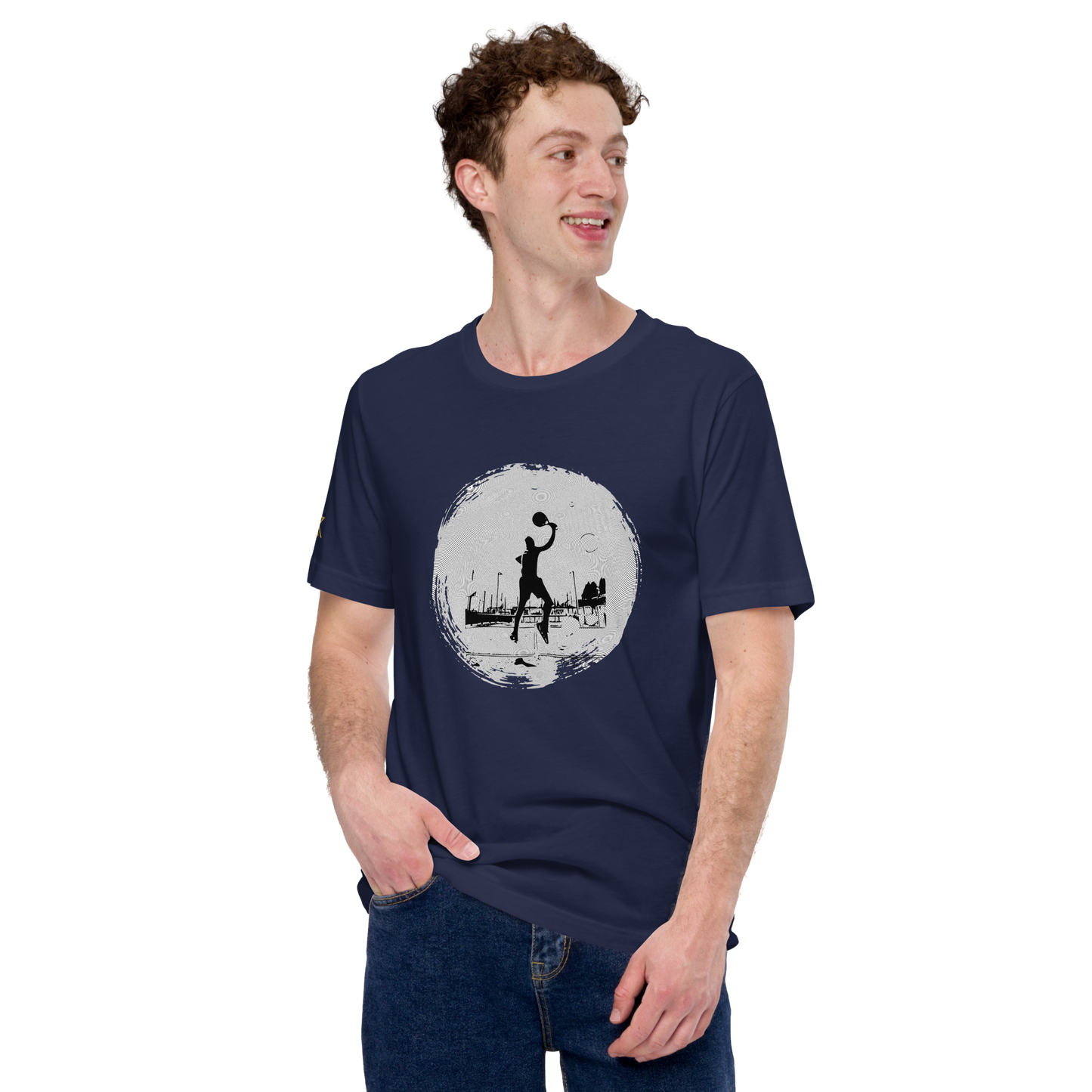 Koutti Unisex t-shirt Padel Circle one