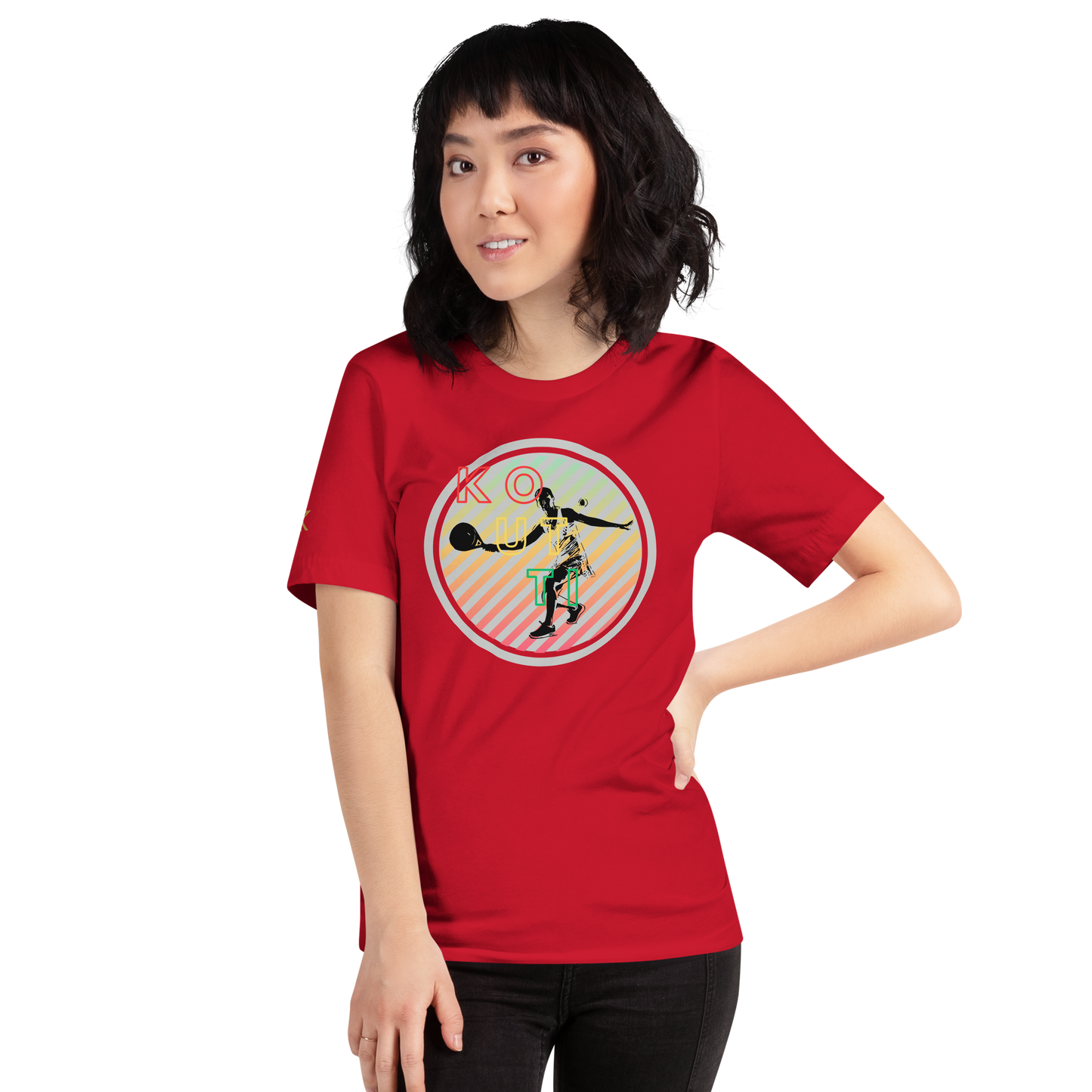 Koutti Unisex t-shirt Padel Circle six