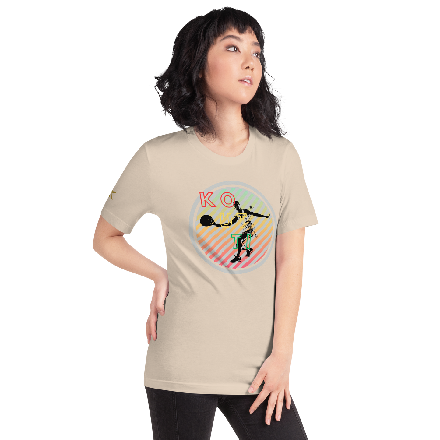 Koutti Unisex t-shirt Padel Circle six
