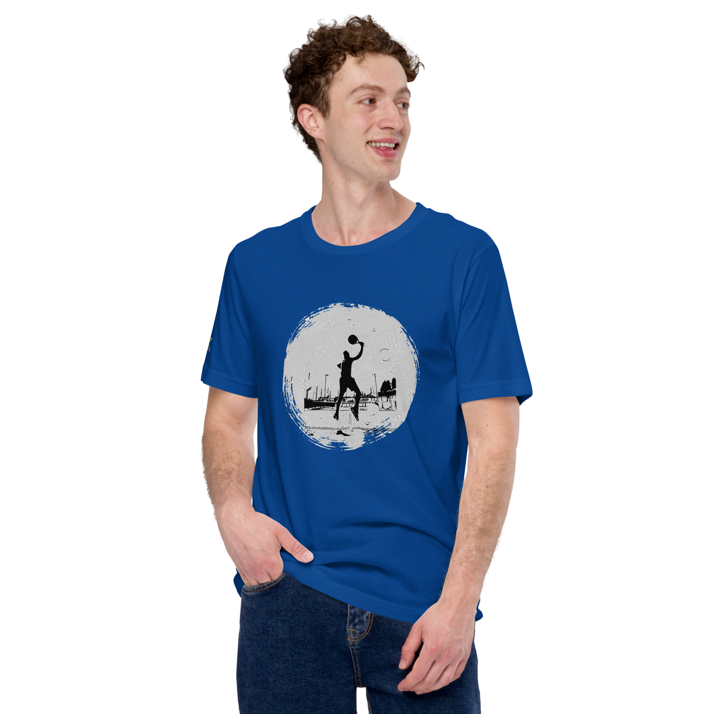 Koutti Unisex t-shirt Padel Circle one